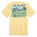 18th hole tee Local boy