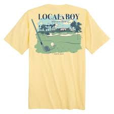 18th hole tee Local boy