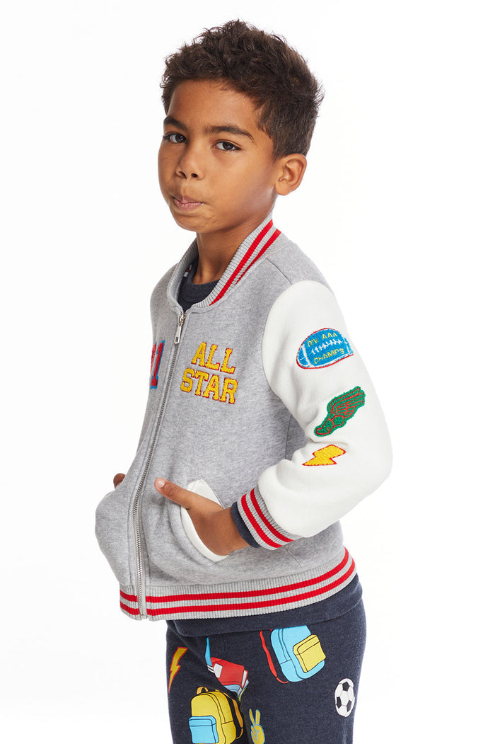 All Star Varsity Patches Boys Jacket Boys chaserbrand