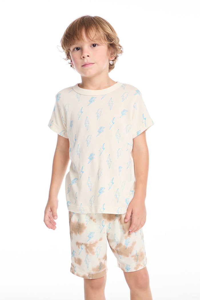 Allover Doodle Bolt Boys Tee BOYS chaserbrand