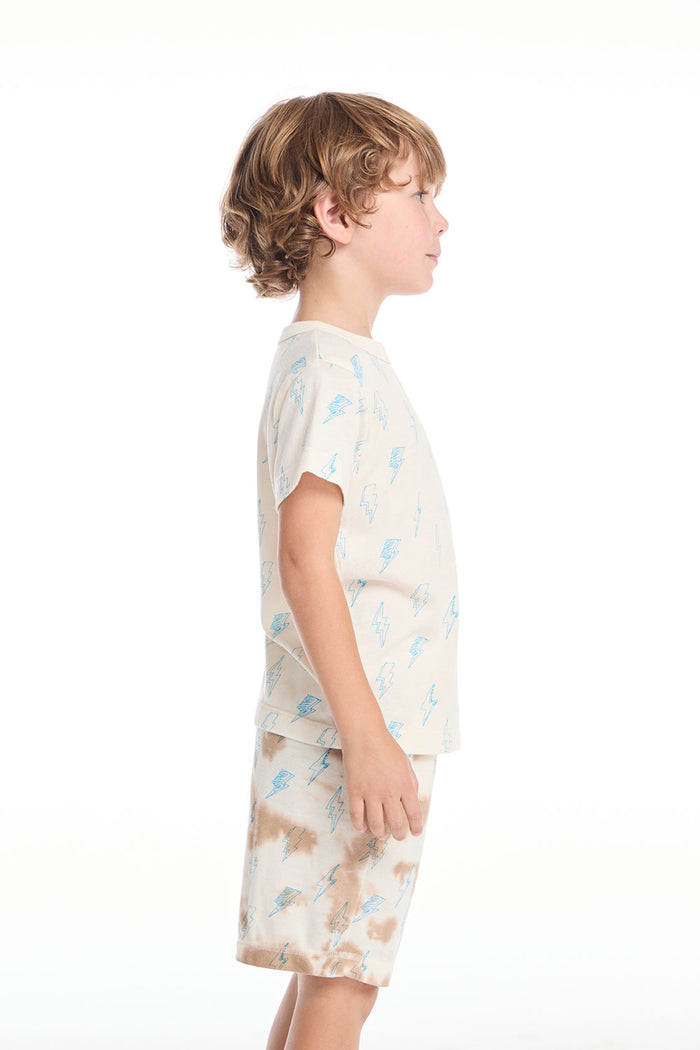 Allover Doodle Bolt Boys Tee BOYS chaserbrand