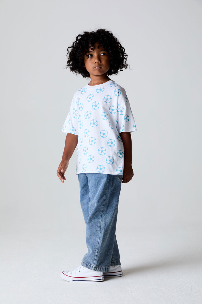 Boys Allover Soccer Tee chaserbrand