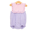 Amelia Bubble- Pink and Lavender Stripe jellybean