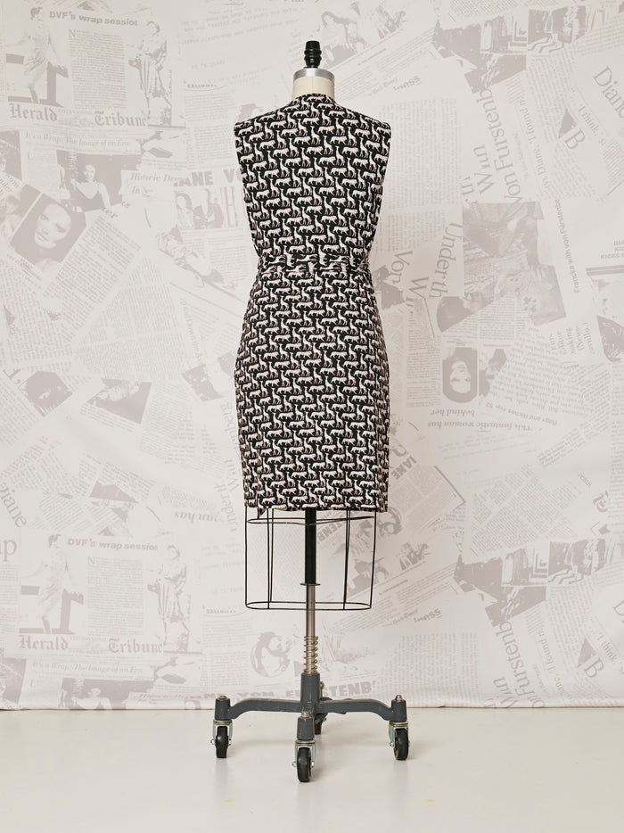 Animal Print Wrap - DVF Vintage