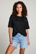 Annalise Black Tee WOMENS chaserbrand
