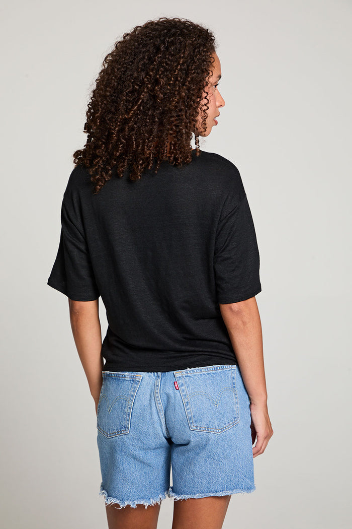Annalise Black Tee WOMENS chaserbrand