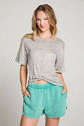 Annalise Heather Grey Tee WOMENS chaserbrand