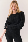 Annira True Black Sweater Womens chaserbrand