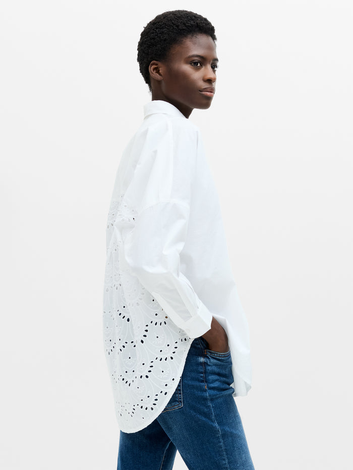 Appelona Broderie Anglaise Popover Shirt