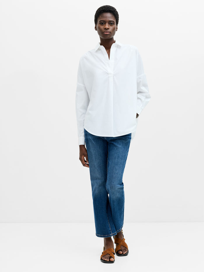 Appelona Broderie Anglaise Popover Shirt