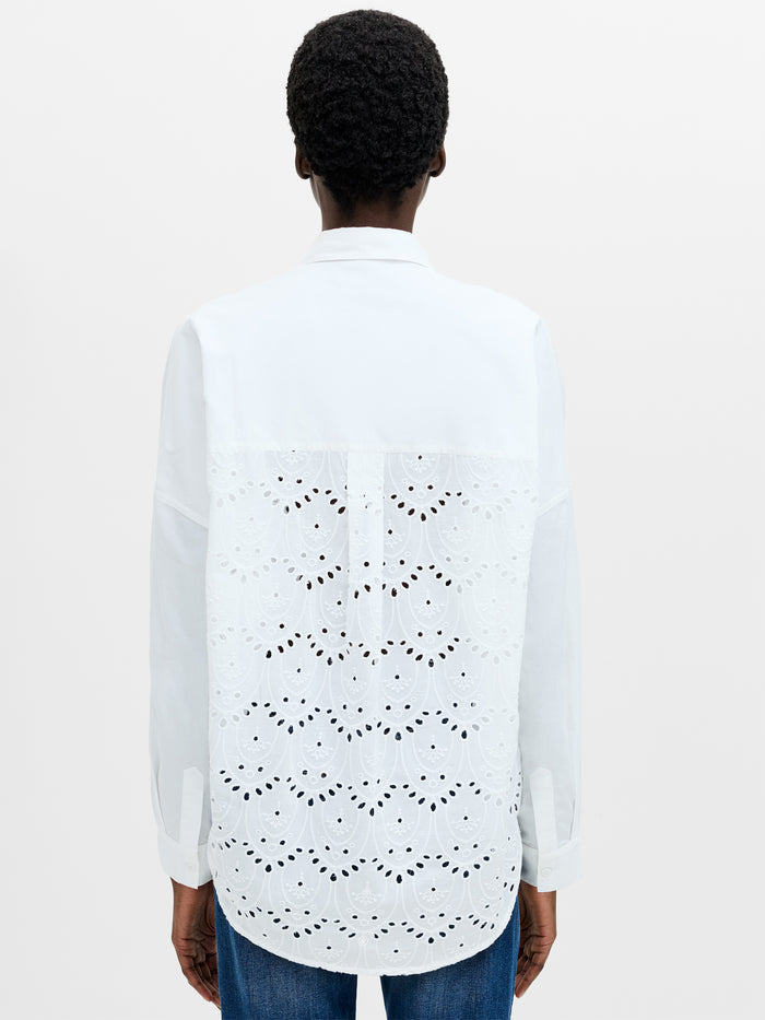 Appelona Broderie Anglaise Popover Shirt