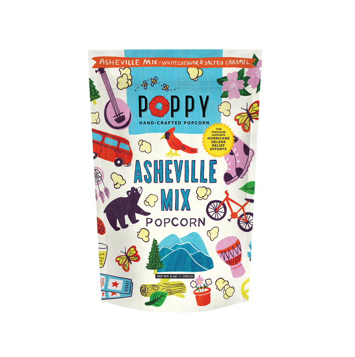 Asheville Mix Artist Bag Poppy Popcorn