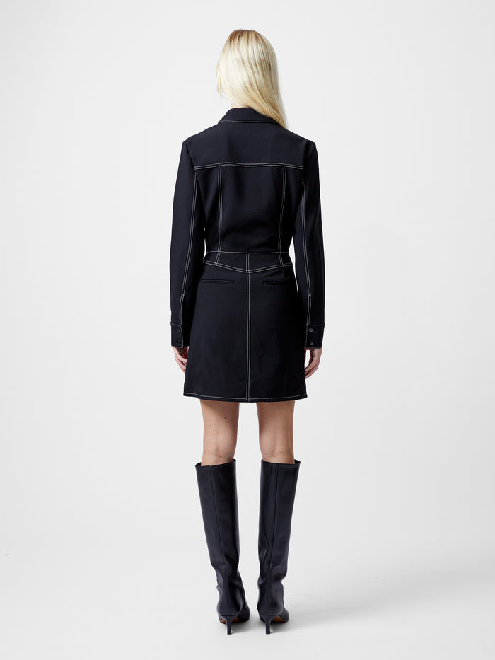 Azra Twill Mini Dress