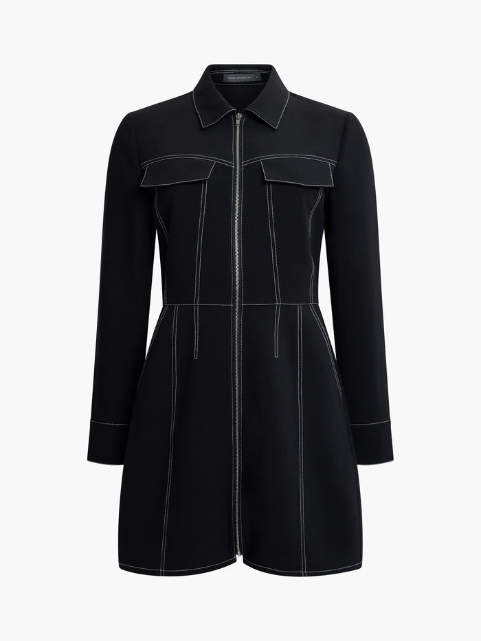 Azra Twill Mini Dress