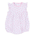 Baby Bows Print Flutters Bubble pink
