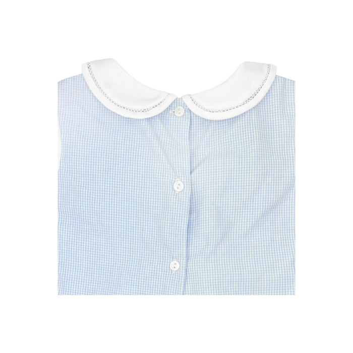 Baby boy Romper with Side Tabs and bonnet