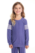 Basic Frost Blue Girls Pullover GIRLS chaserbrand