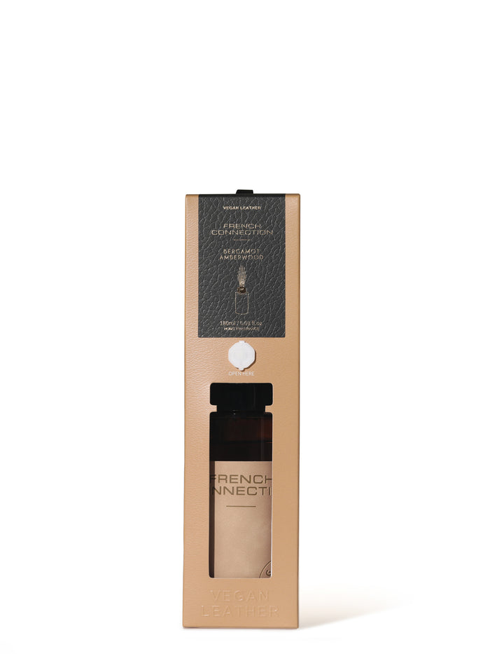 Bergamot & Amberwood Vegan Leather Diffuser