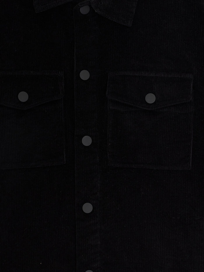 Black Corduroy Utility Jacket