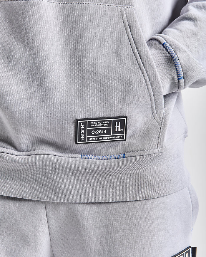 Blend Hoodie - Grey/Black/Blue