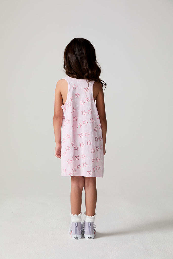 Girls Bows and Stars Dress chaserbrand