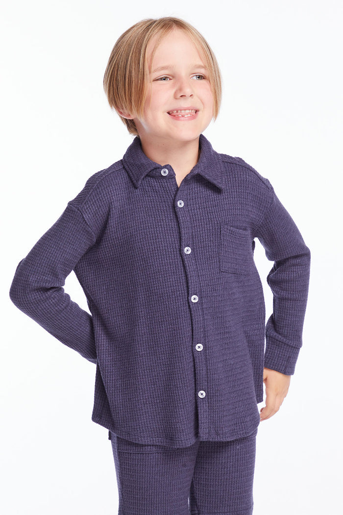 Boys Avalon Long Sleeve Button Down Collar Shirt Boys chaserbrand