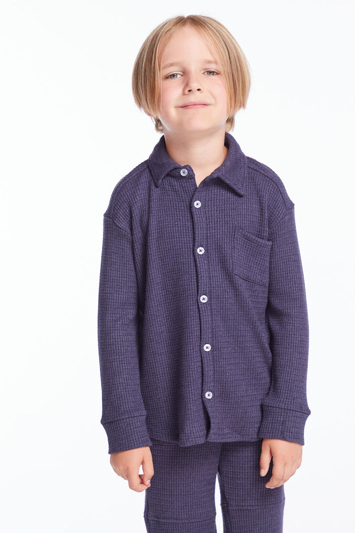 Boys Avalon Long Sleeve Button Down Collar Shirt Boys chaserbrand
