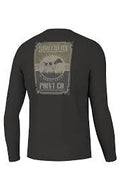 Boys' Southern Point Co. Long Sleeve Southern Outdoors T-Shirt - Charcoal youth
