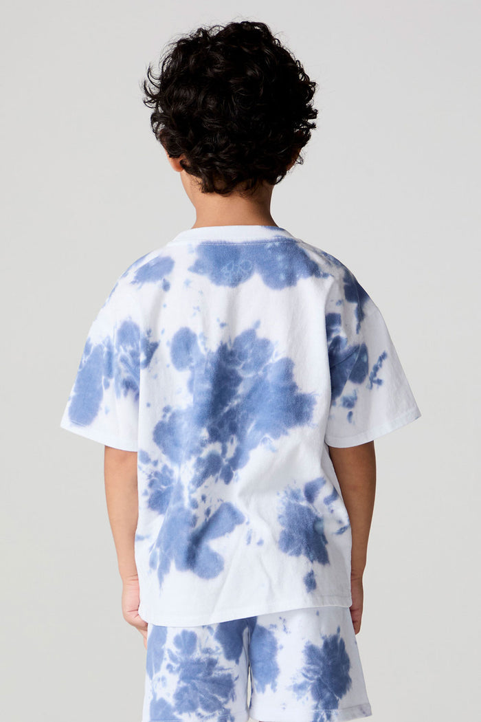 Boys Boys Tye Dye Smiley Face Tee Shirt chaserbrand