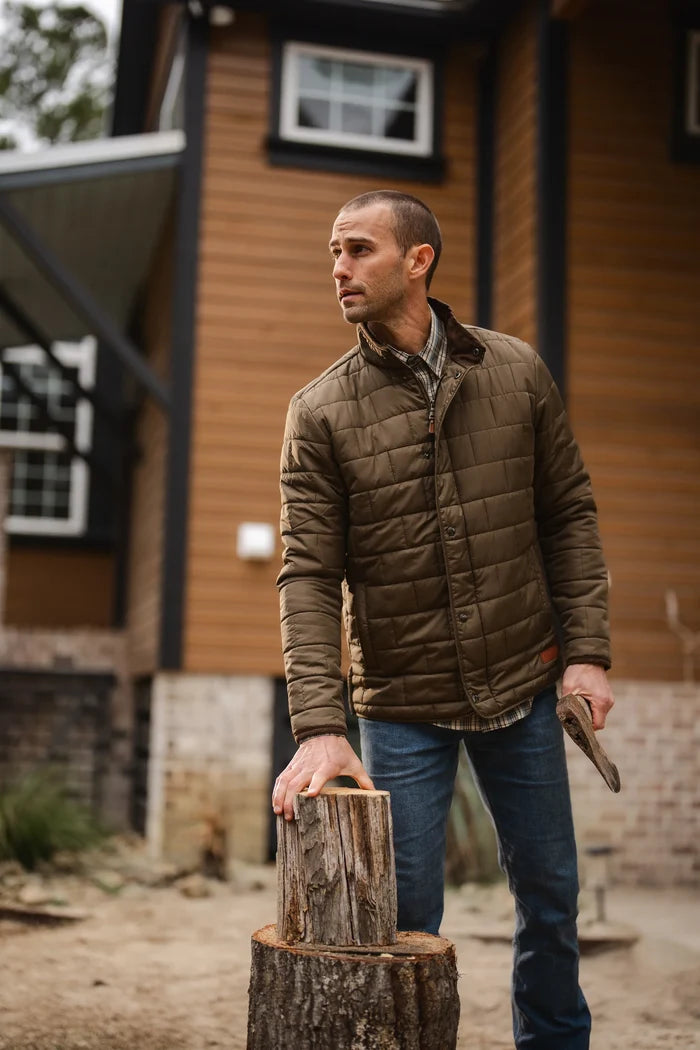 Brick Quilted Jacket local boy