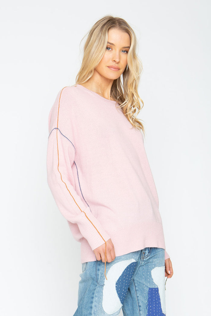 Bubble Sweater - Powder Pink Womens chaserbrand