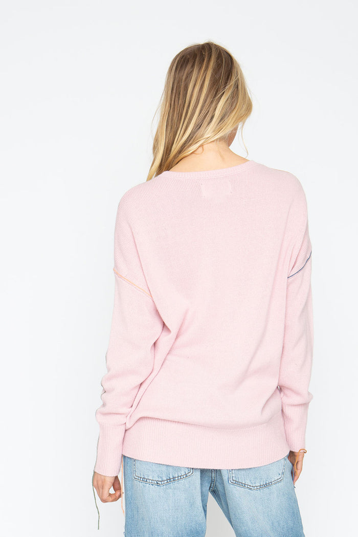 Bubble Sweater - Powder Pink Womens chaserbrand