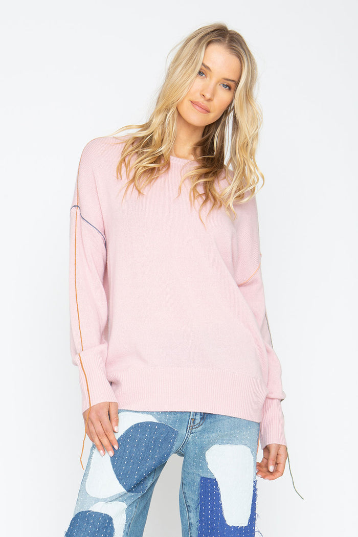 Bubble Sweater - Powder Pink Womens chaserbrand