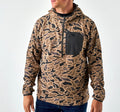 Burlebo blaze tech quarter zip - gauge camo