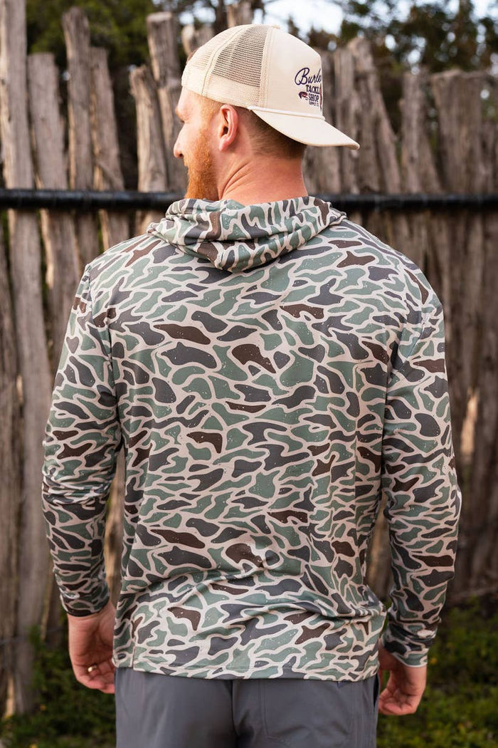 Burlebo Performance Hoodie - Retro Duck Camo