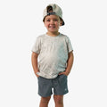 Burlebo Youth Go To Tee - Digi Camo - Ivory
