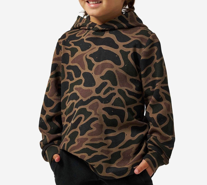 Burlebo youth thermal hoodie - Bendita camo