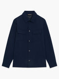 Button Through Navy Blue Utility Jacket
