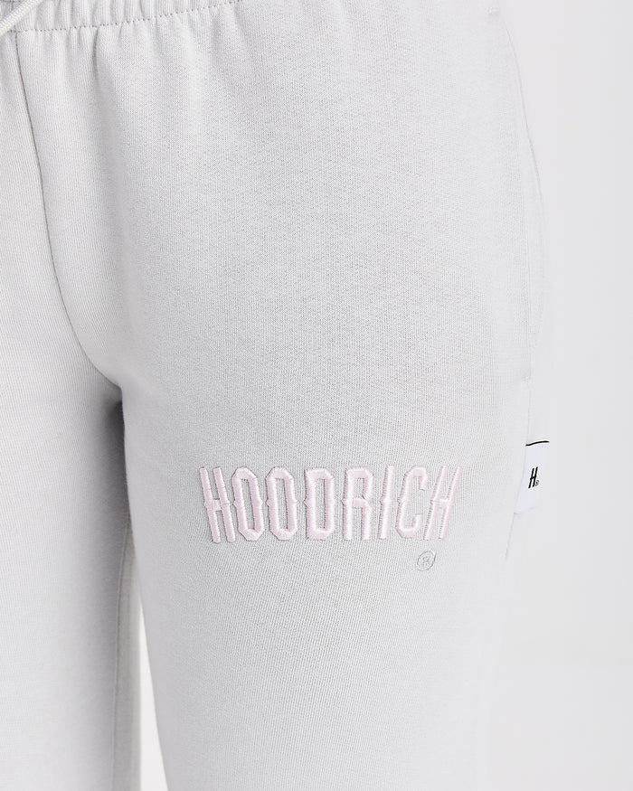 Calor Slim Joggers - Light Grey/Pink