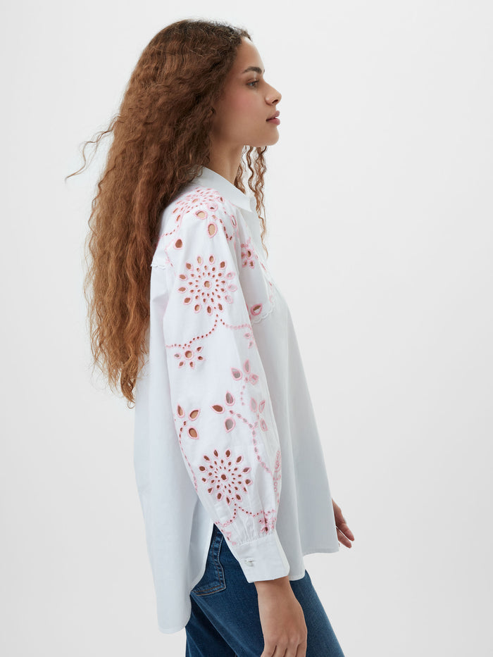 Cambria Cotton Embroidered Shirt