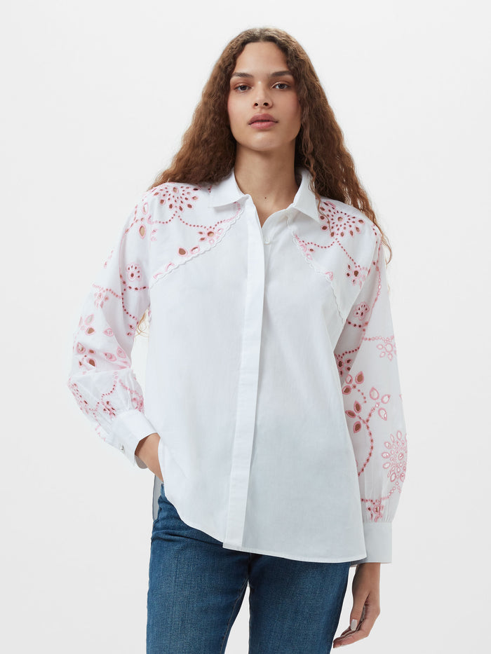 Cambria Cotton Embroidered Shirt