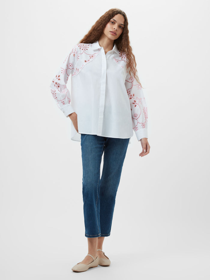 Cambria Cotton Embroidered Shirt