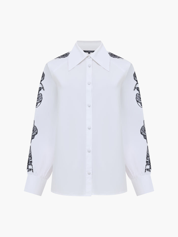 Cambria Cotton Embroidered Shirt