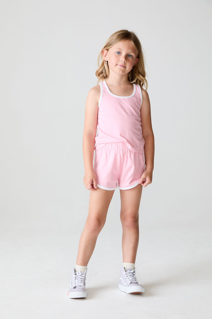 Girls Candy Pink Track Shorts chaserbrand