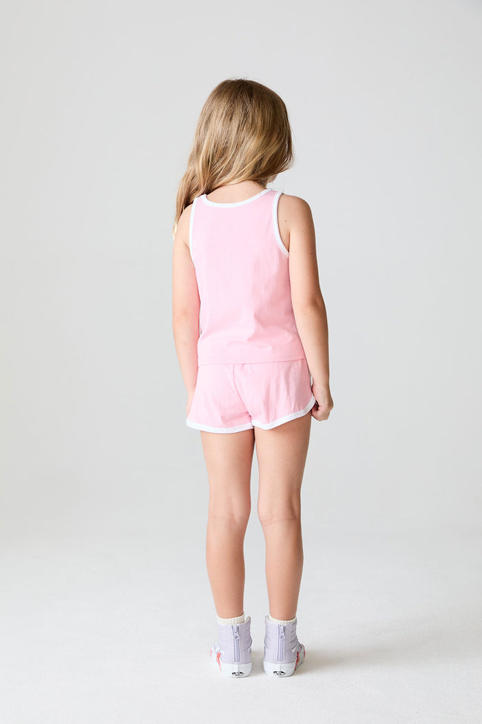 Girls Candy Pink Track Shorts chaserbrand