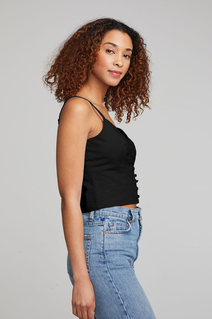 Cara Tank Top - Black Onyx WOMENS chaserbrand