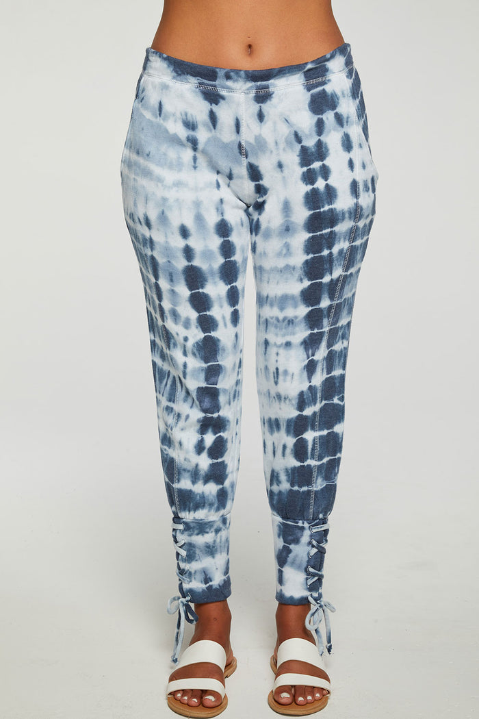 Cashmere Fleece Lace Up Cuffed Jogger WOMENS - chaserbrand