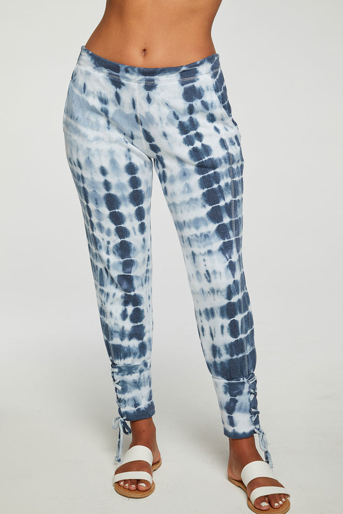 Cashmere Fleece Lace Up Cuffed Jogger WOMENS - chaserbrand