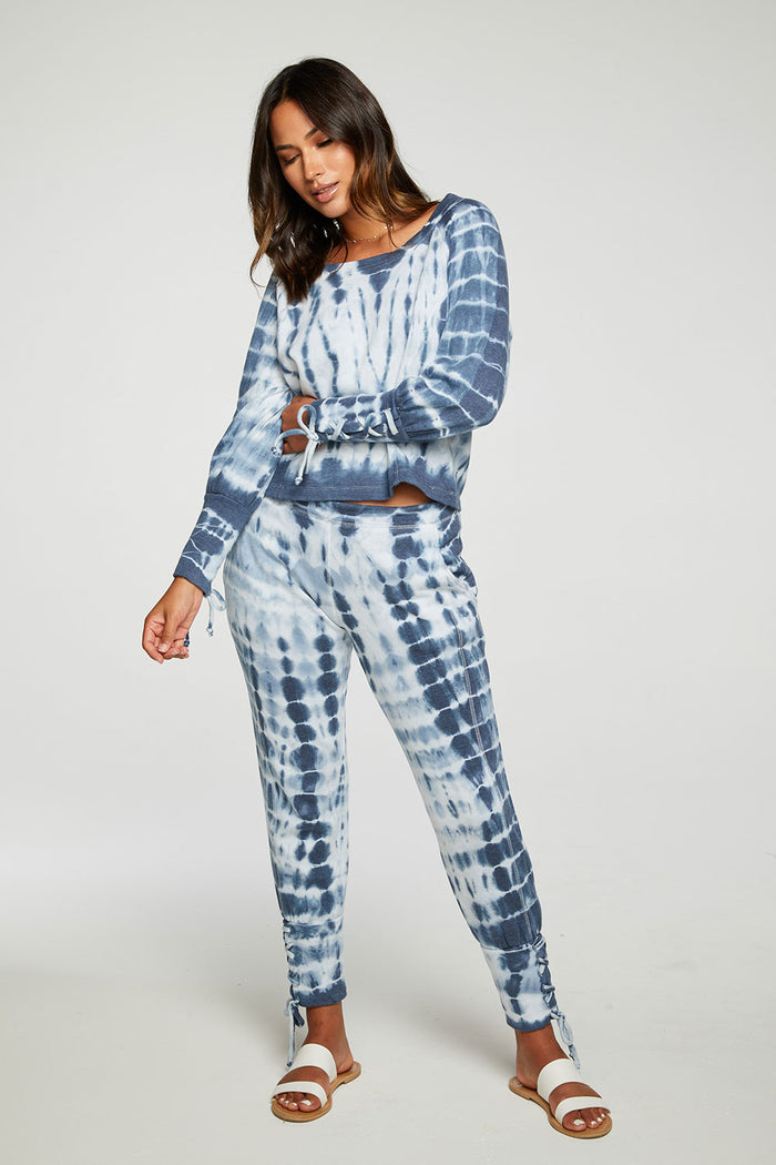 Cashmere Fleece Lace Up Cuffed Jogger WOMENS - chaserbrand