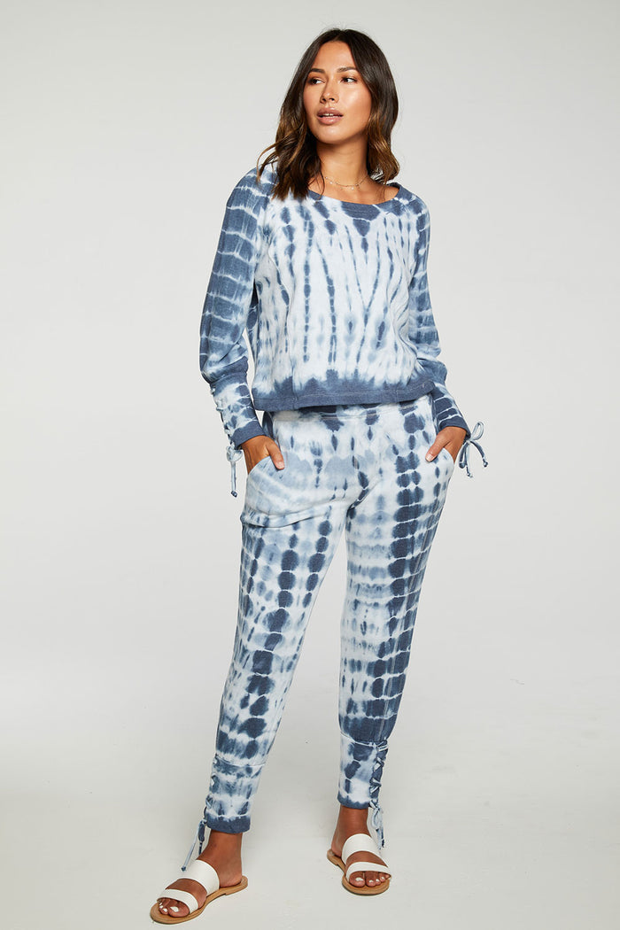 Cashmere Fleece Lace Up Cuffed Jogger WOMENS - chaserbrand